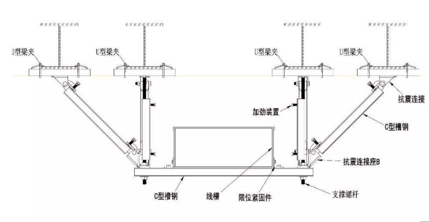 通风系统抗震支吊架的安装切料图解